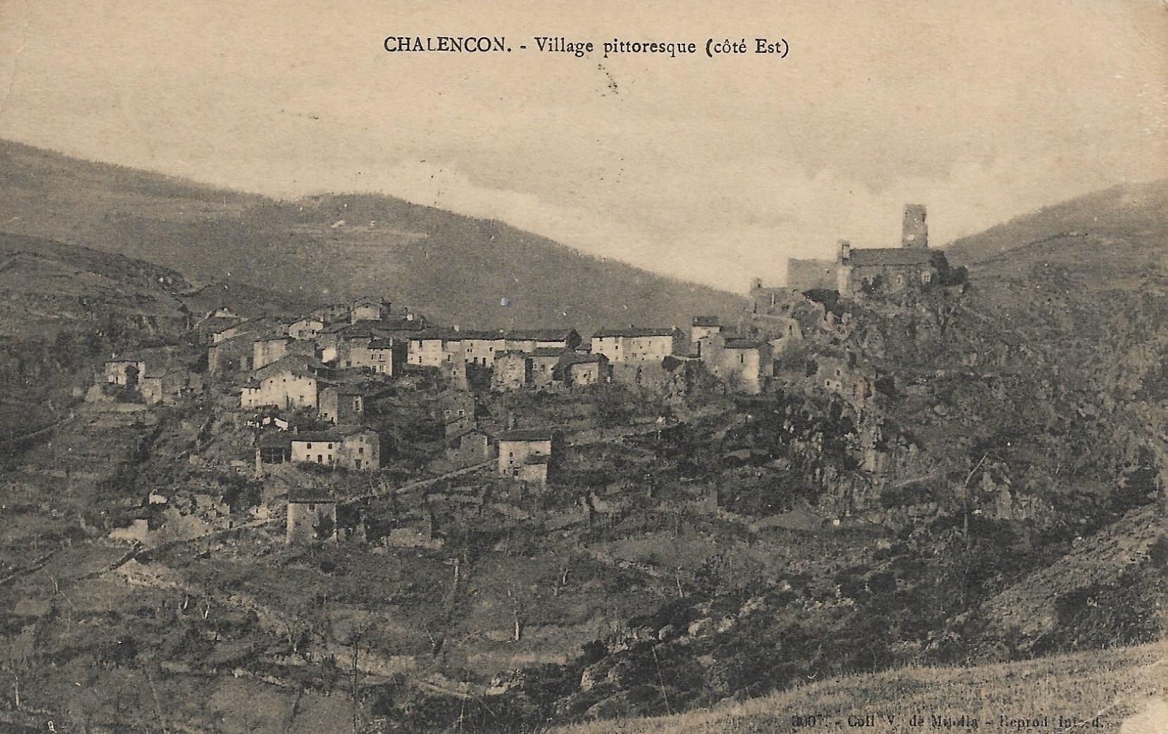 /France/FR_place_1914_CHALENCON. Village pittoresque.jpg